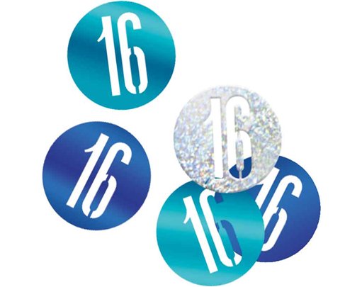 5oz GLITZ BLUE 16 CONFETTI