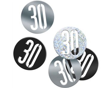 5oz GLITZ BLACK 30 CONFETTI