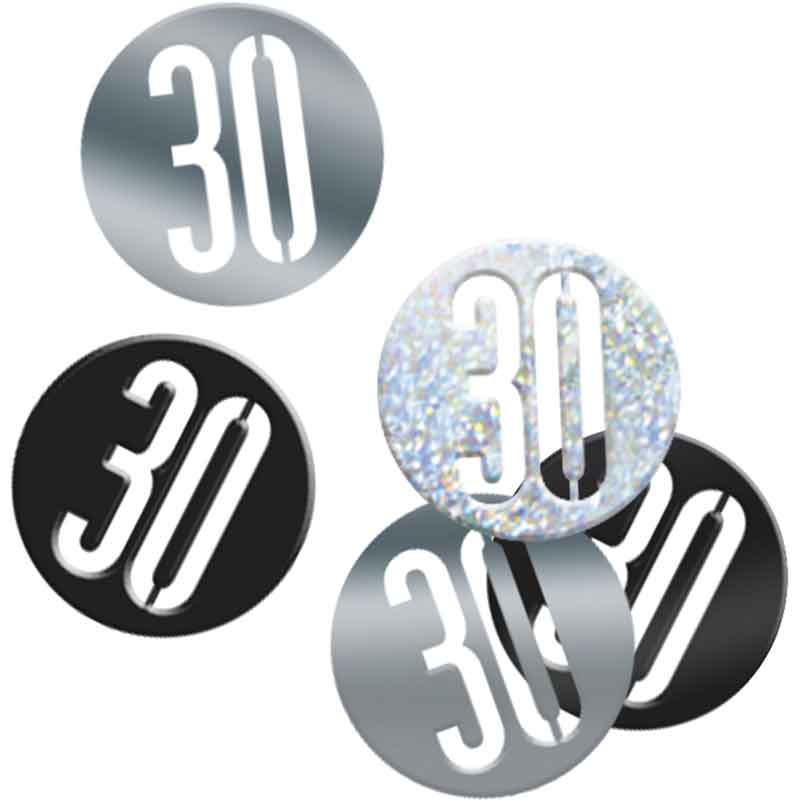 5oz GLITZ BLACK 30 CONFETTI