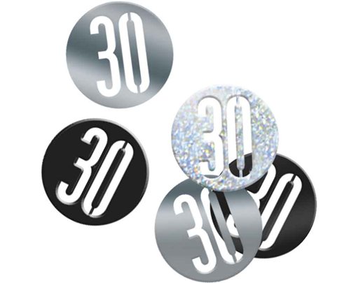 5oz GLITZ BLACK 30 CONFETTI