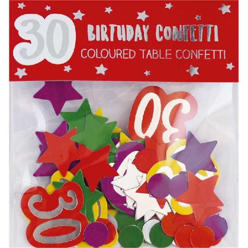 AGE 30 PAPER FOIL CONFETTI