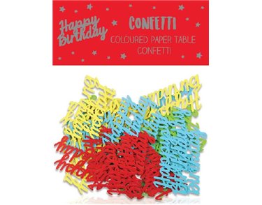 HAPPY BIRTHDAY PAPER CONFETTI