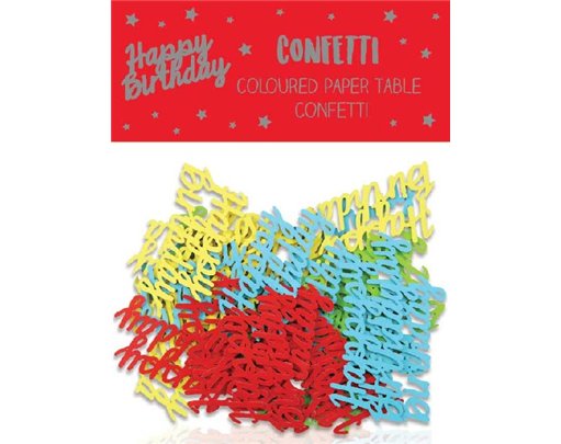 HAPPY BIRTHDAY PAPER CONFETTI