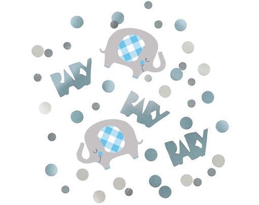 5oz BLUE ELEPHANT CONFETTI