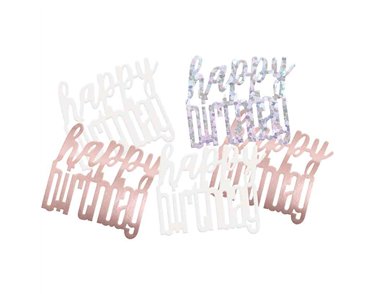 5oz GLITZ ROSE GOLD HAPPY BIRTHDAY CONFETTI