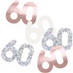 5oz GLITZ ROSE GOLD 60TH BIRTHDAY CONFETTI