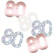 5oz GLITZ ROSE GOLD 80TH BIRTHDAY CONFETTI