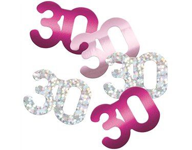 5oz GLITZ PINK 30TH BIRTHDAY CONFETTI