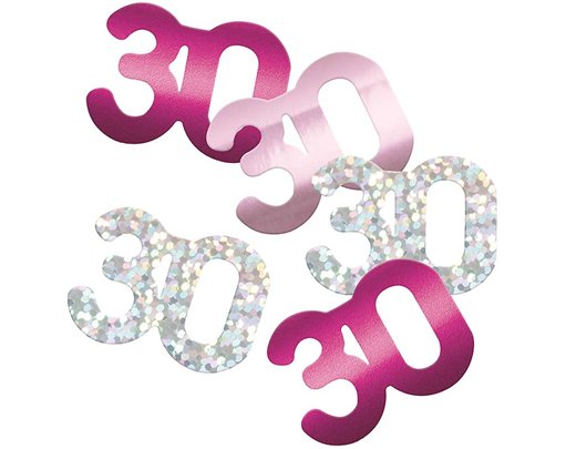 5oz GLITZ PINK 30TH BIRTHDAY CONFETTI