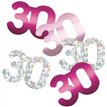 5oz GLITZ PINK 30TH BIRTHDAY CONFETTI