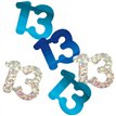 5oz GLITZ BLUE 13TH BIRTHDAY CONFETTI