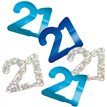 5oz GLITZ BLUE 21ST BIRTHDAY CONFETTI