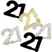5oz GLITZ BLACK 21ST BIRTHDAY CONFETTI