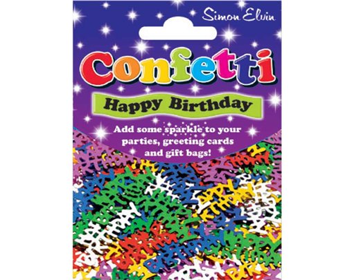 HAPPY BIRTHDAY ASSORTED CONFETTI