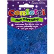 HAPPY BIRTHDAY BLUE CONFETTI