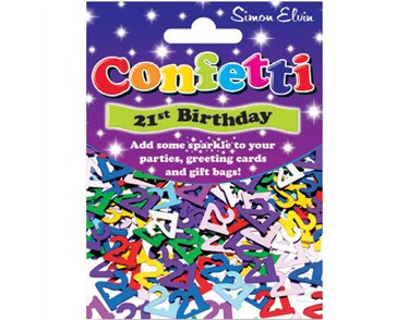 AGE 21 CONFETTI
