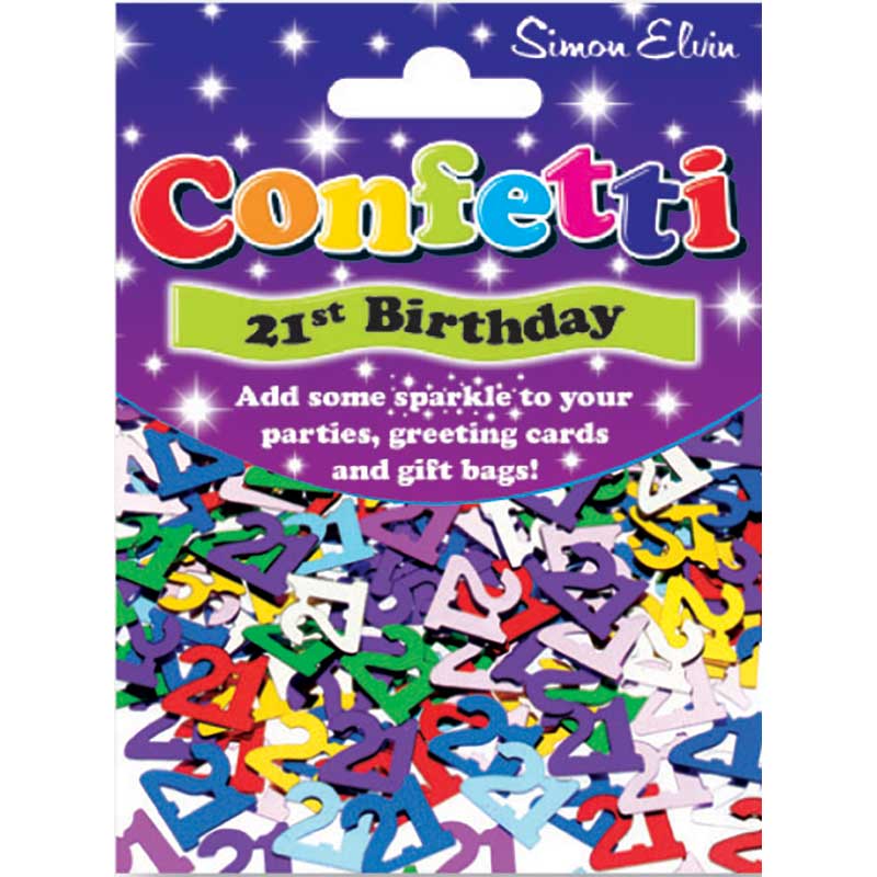 AGE 21 CONFETTI