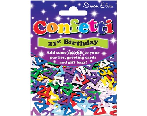 AGE 21 CONFETTI