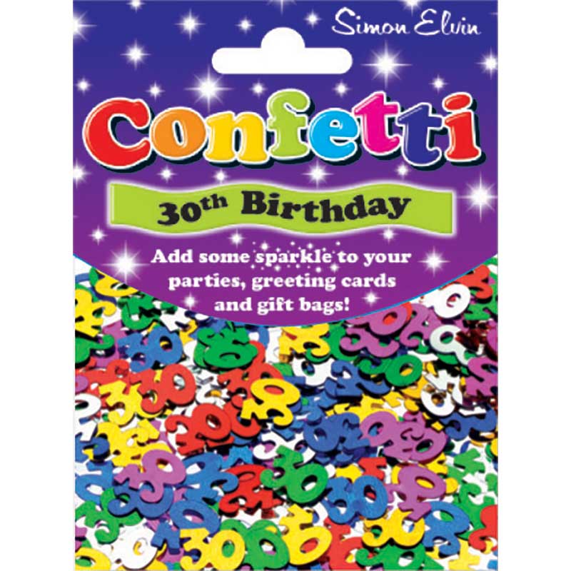 AGE 30 CONFETTI