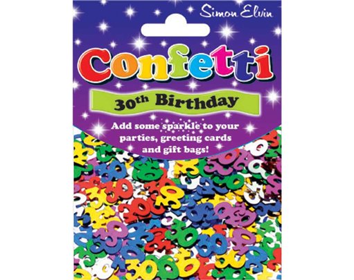 AGE 30 CONFETTI