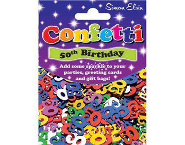 AGE 50 CONFETTI