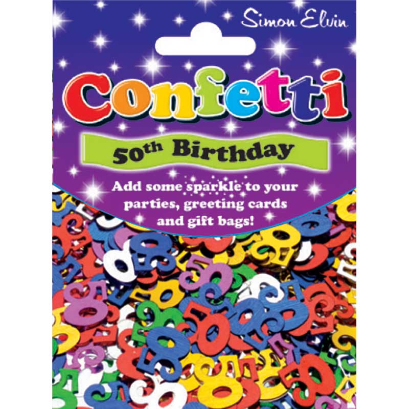 AGE 50 CONFETTI