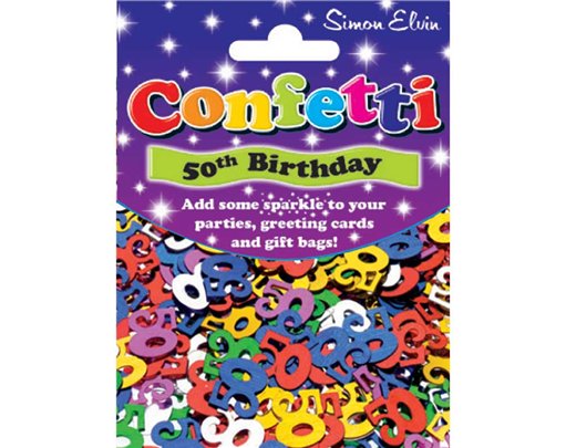 AGE 50 CONFETTI