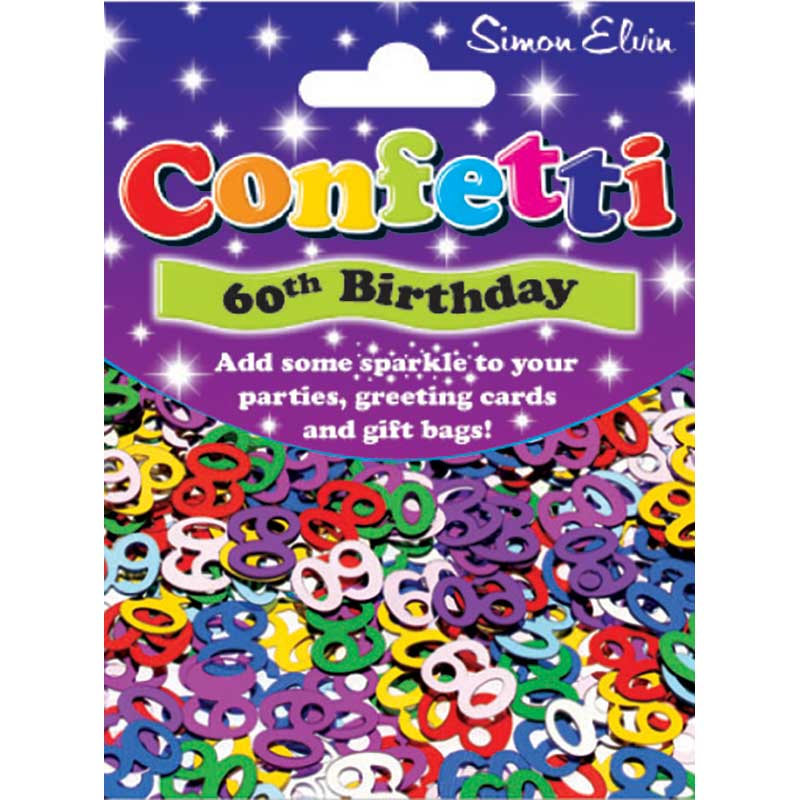AGE 60 CONFETTI