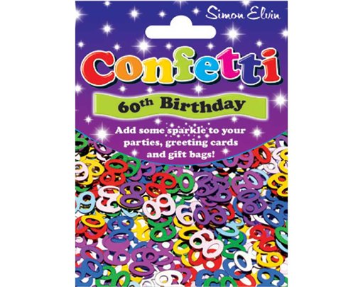AGE 60 CONFETTI