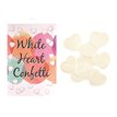 WHITE HEARTS CONFETTI  24S