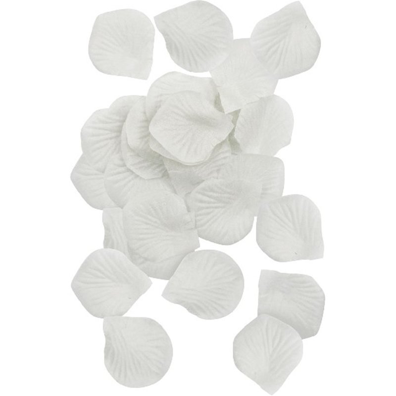 (150) WHITE WEDDING PETALS