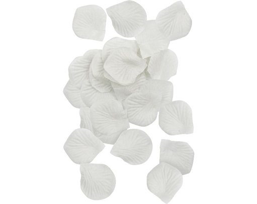 (150) WHITE WEDDING PETALS