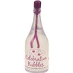 9CM CLEAR BOTTLE BUBBLE WITH PURPLE WAND  24S