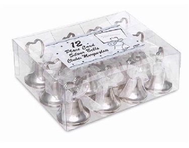 (12) PLACECARDS WED BELLS