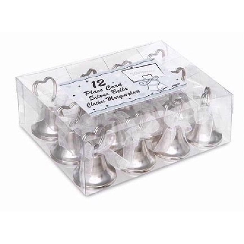 (12) PLACECARDS WED BELLS