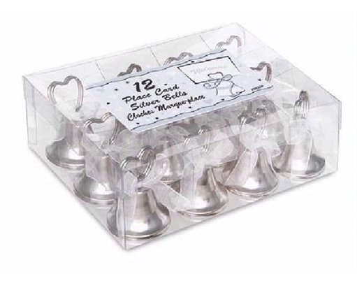 (12) PLACECARDS WED BELLS