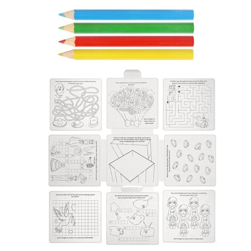CHILDRENS WEDDING ACTIVITY PACK  36S
