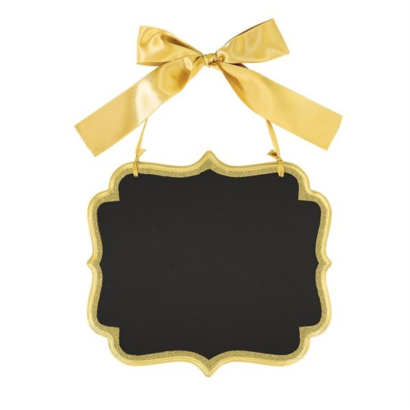 GOLD MARQUEE CHALKBOARD SIGN