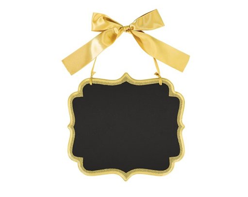 GOLD MARQUEE CHALKBOARD SIGN