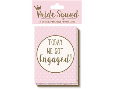 15PC WEDDING MOMENT CARDS