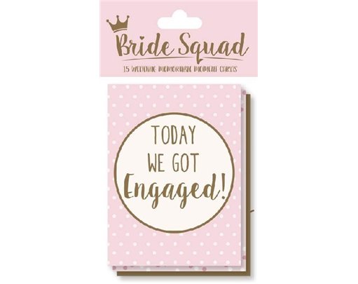 15PC WEDDING MOMENT CARDS