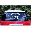 ALL YOU NEED IS LOVE WEDDING DAY CAR STICKER