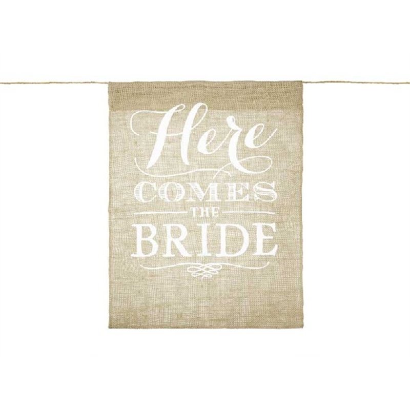 HERE COMES THE BRIDE AISLE SIGN