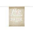 HERE COMES THE BRIDE AISLE SIGN