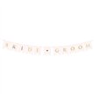 155cm BRIDE GROOM LIGHT PINK BANNER