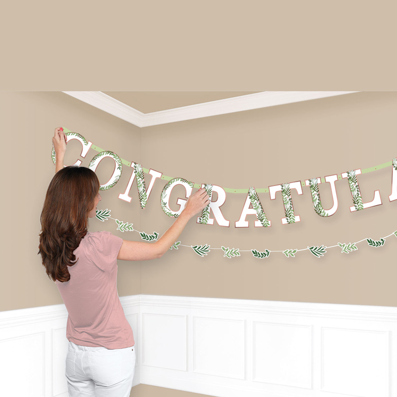 LOVE AND LEAVES COMBO LETTER BANNERS