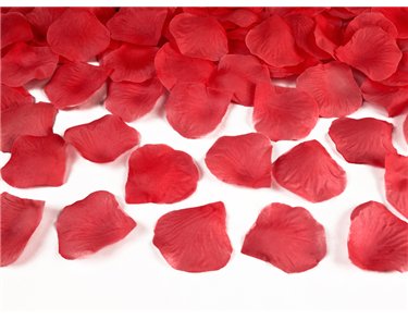 100PC RED ROSE PETALS