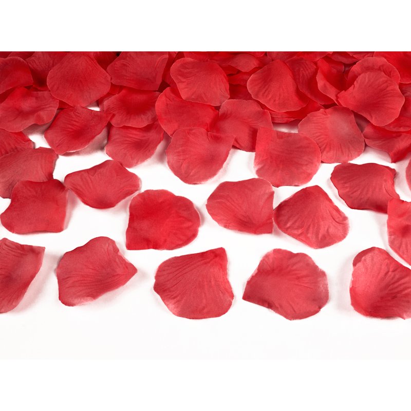 100PC RED ROSE PETALS