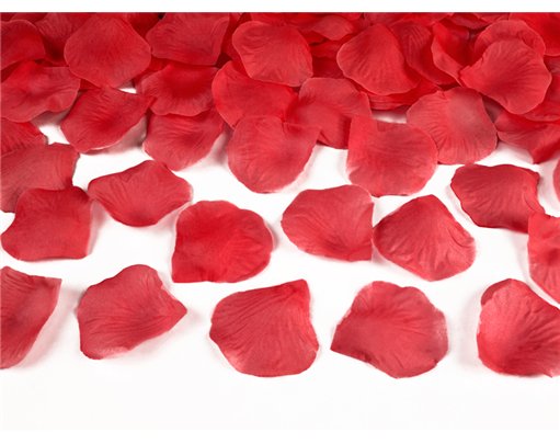 100PC RED ROSE PETALS
