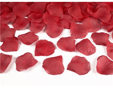 500PC RED ROSE PETALS